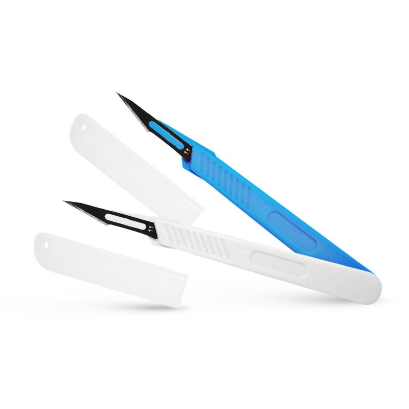 Лезо з ручкою (скальпель) "ВОЛЕС" №10 одноразове, стерильне, уп. 10 шт.